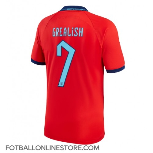 Billige England Jack Grealish #7 Bortetrøye VM 2022 Kortermet